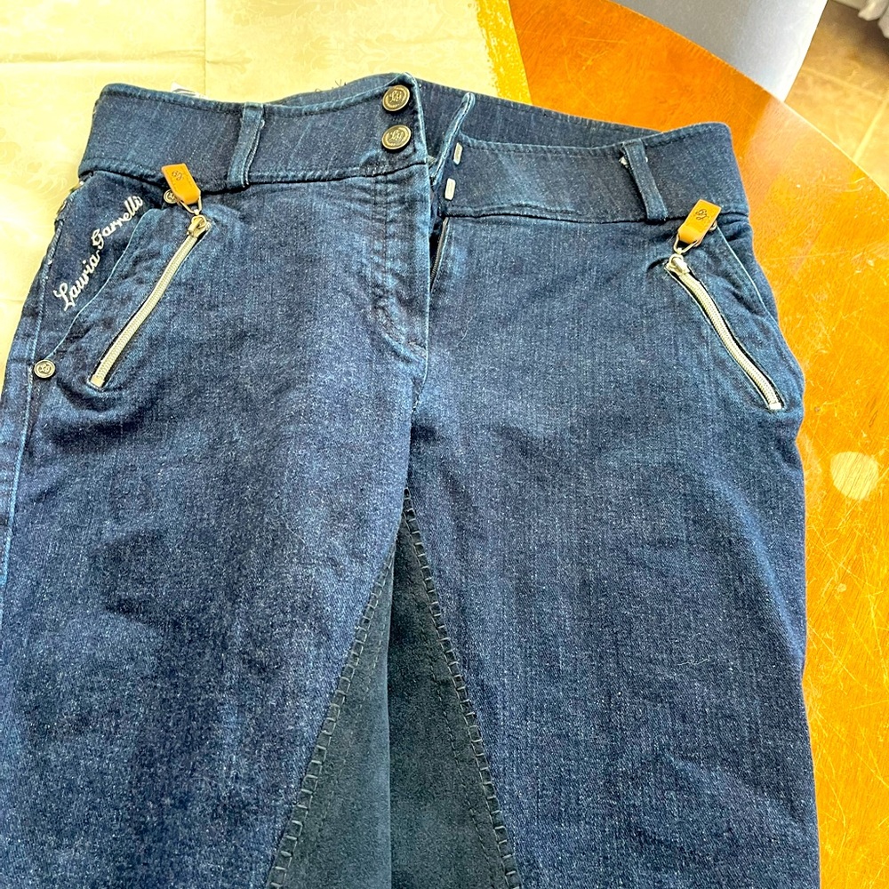 Women equestrian riding jeans full seat